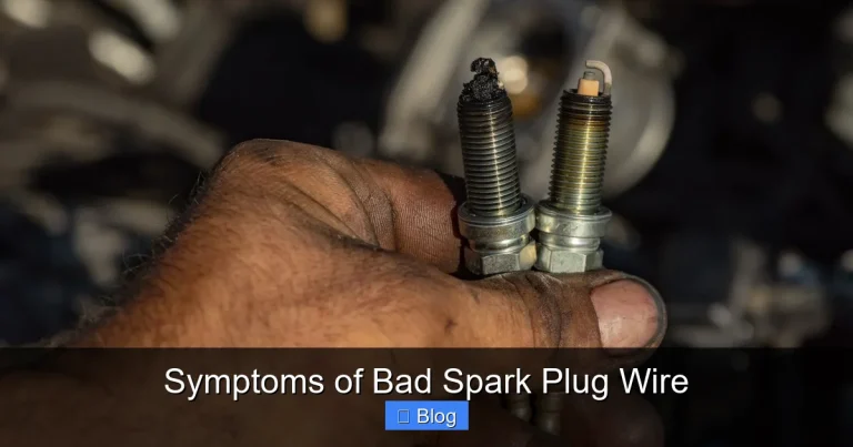 Symptoms of Bad Spark Plug Wire