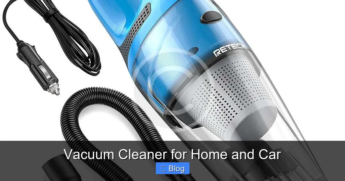 Vacuum Cleaner for Home and Car