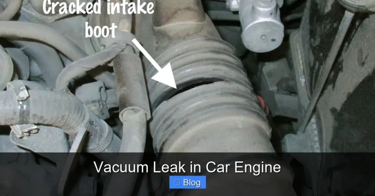 Vacuum Leak in Car Engine