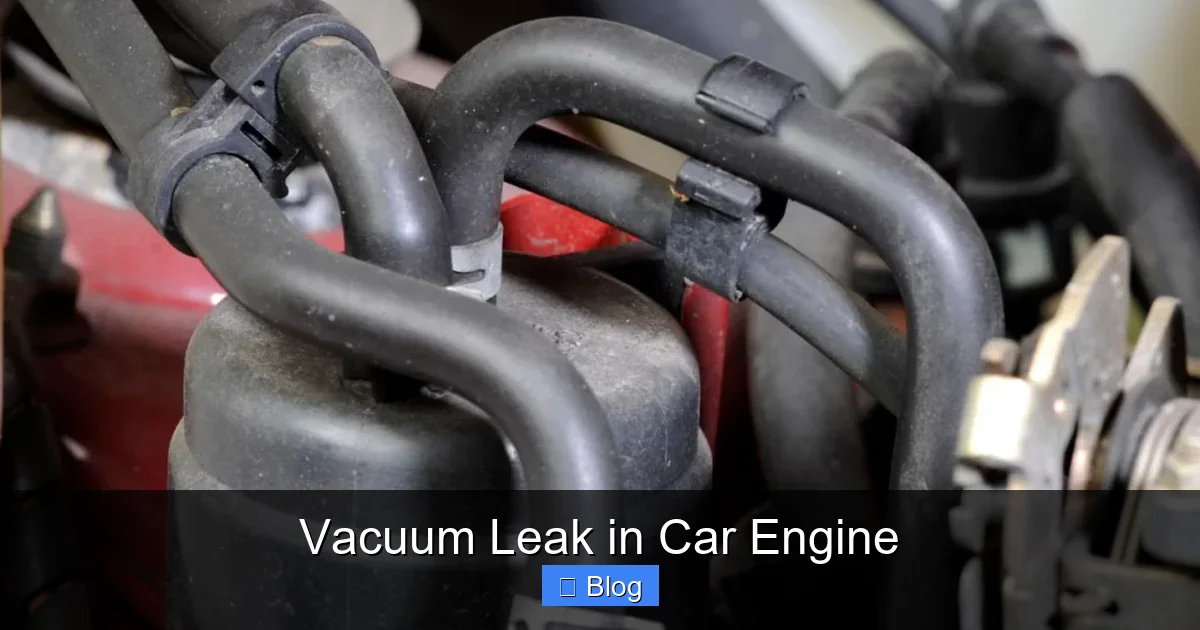 Vacuum Leak in Car Engine