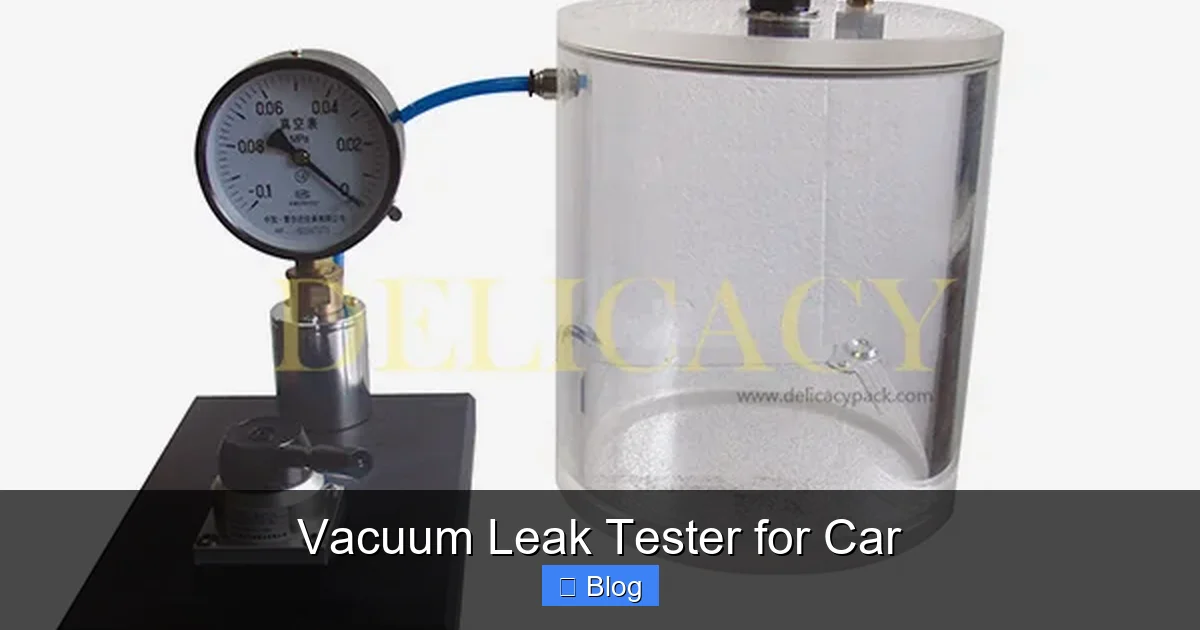Vacuum Leak Tester for Car