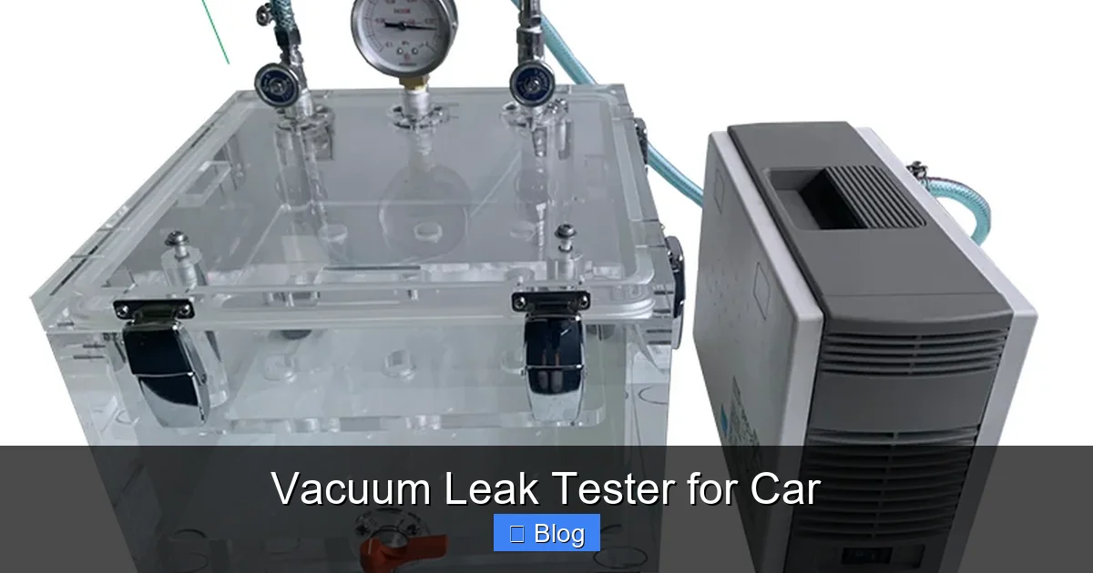 Vacuum Leak Tester for Car