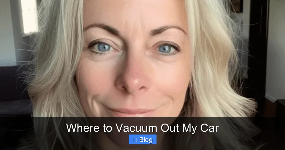 Where to Vacuum Out My Car