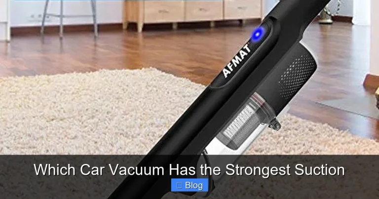 Which Car Vacuum Has the Strongest Suction