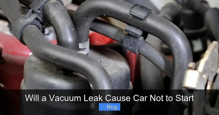 Will a Vacuum Leak Cause Car Not to Start