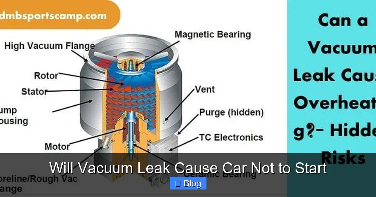 Will Vacuum Leak Cause Car Not to Start