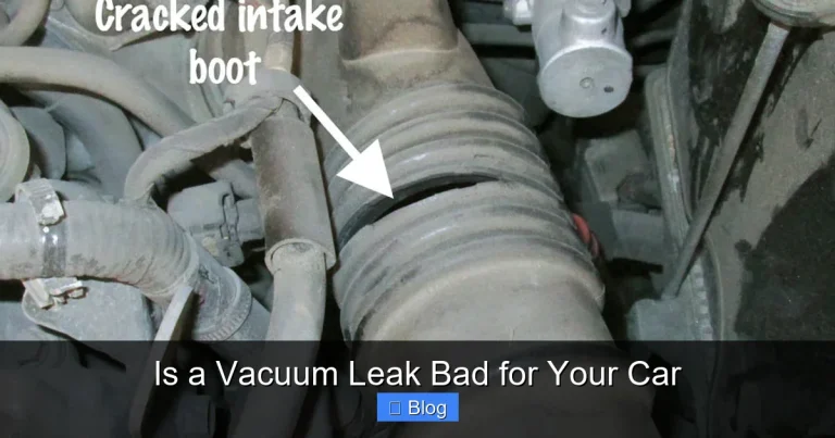 Is a Vacuum Leak Bad for Your Car