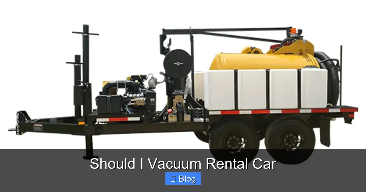 Should I Vacuum Rental Car