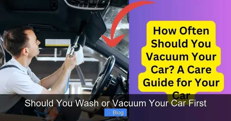 Should You Wash or Vacuum Your Car First