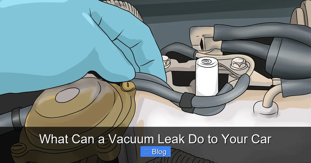 What Can a Vacuum Leak Do to Your Car