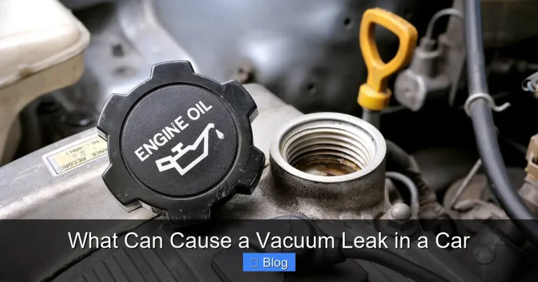 What Can Cause a Vacuum Leak in a Car