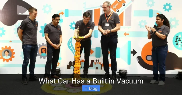 What Car Has a Built in Vacuum