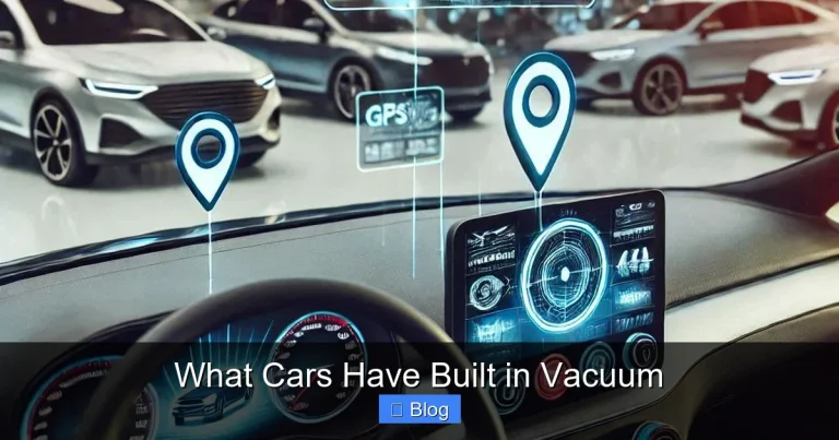 What Cars Have Built in Vacuum