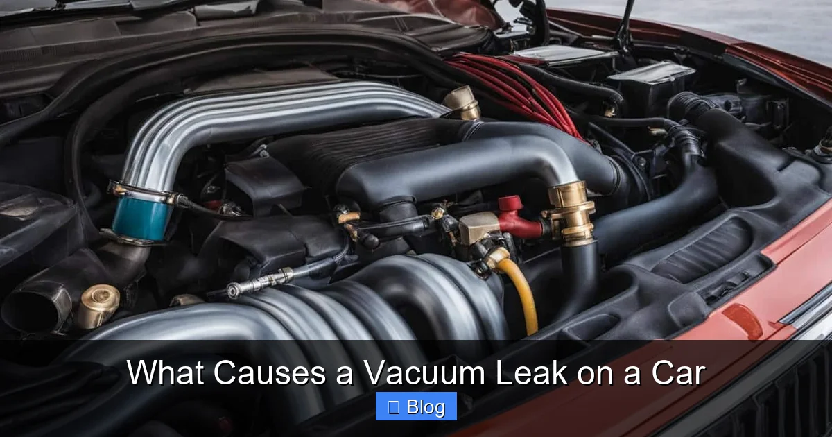 What Causes a Vacuum Leak on a Car