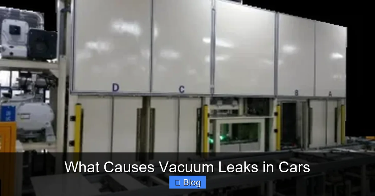What Causes Vacuum Leaks in Cars