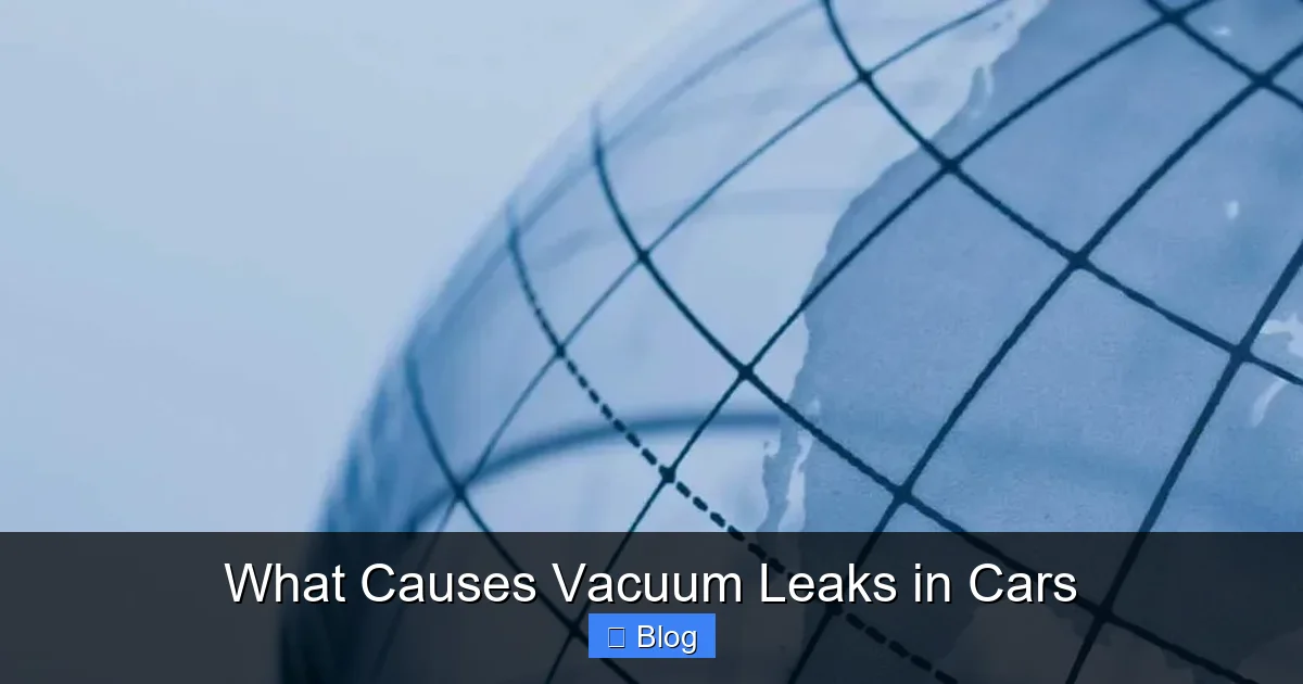 What Causes Vacuum Leaks in Cars