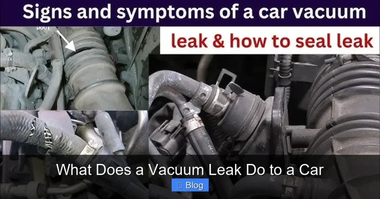 What Does a Vacuum Leak Do to a Car