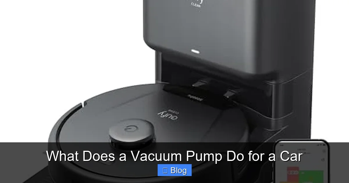 What Does a Vacuum Pump Do for a Car