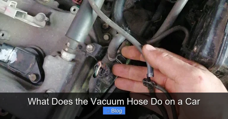 What Does the Vacuum Hose Do on a Car