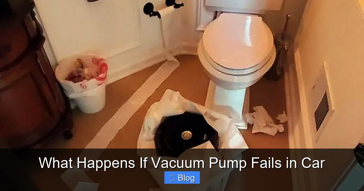 What Happens If Vacuum Pump Fails in Car