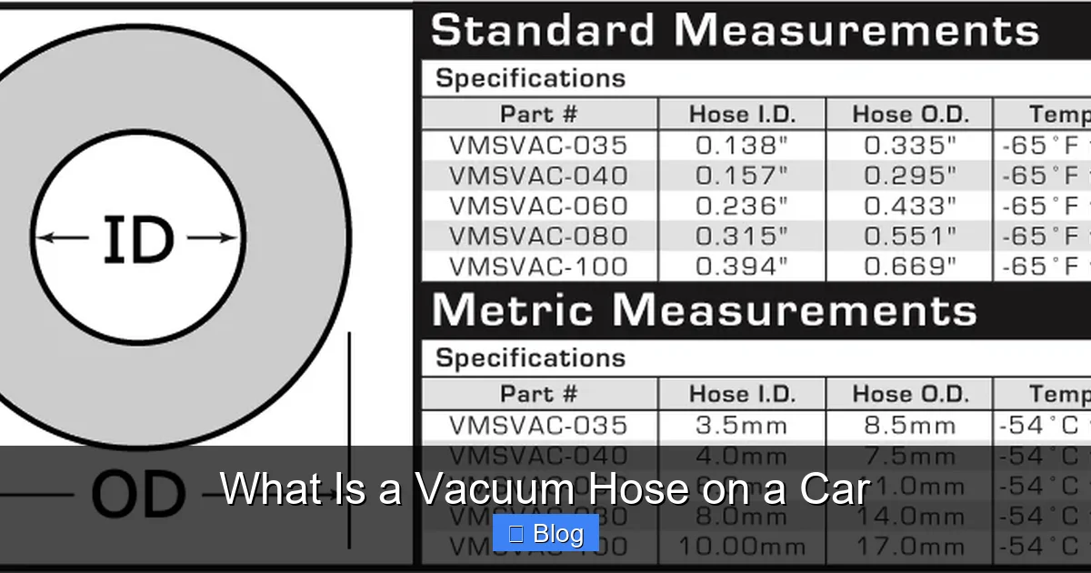 What Is a Vacuum Hose on a Car