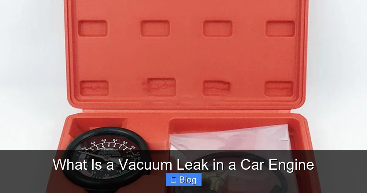 What Is a Vacuum Leak in a Car Engine