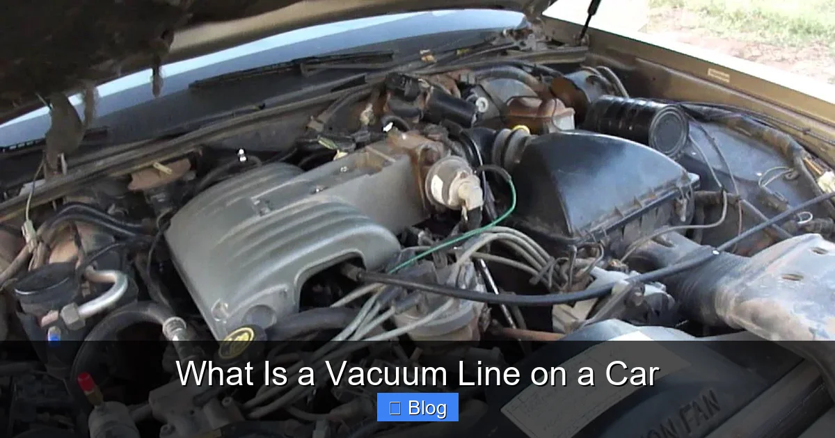 What Is a Vacuum Line on a Car