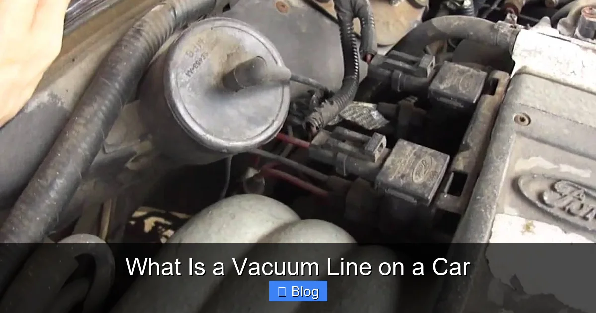 What Is a Vacuum Line on a Car