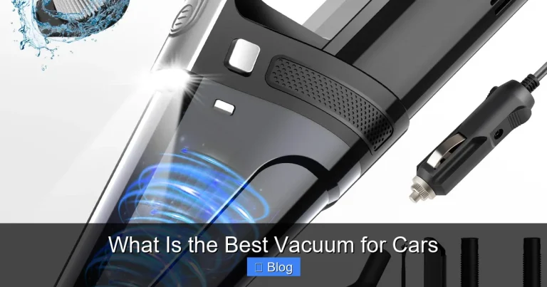 What Is the Best Vacuum for Cars