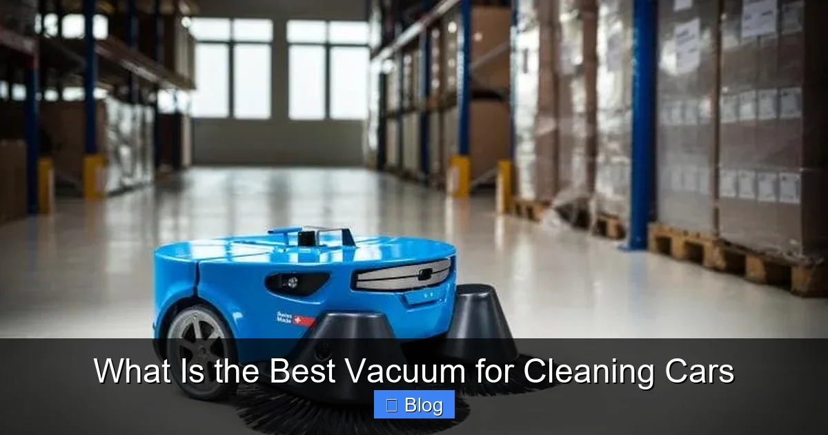 What Is the Best Vacuum for Cleaning Cars