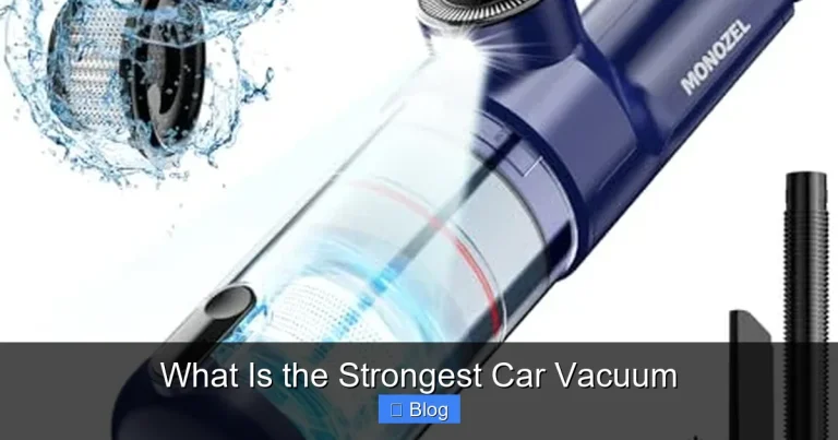 What Is the Strongest Car Vacuum