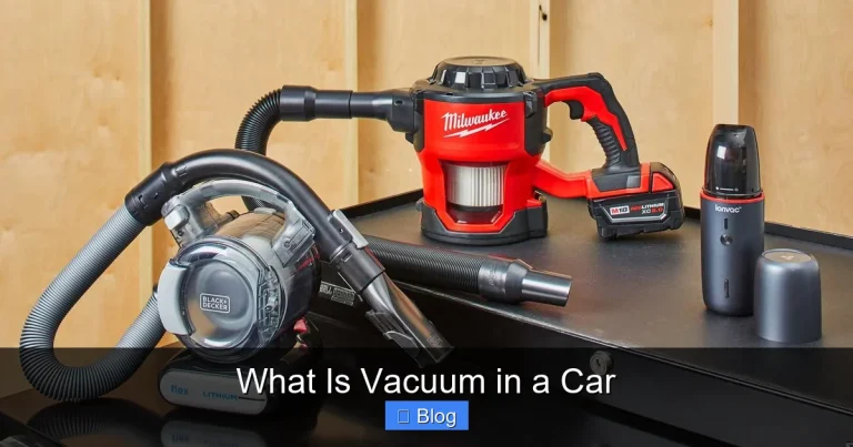 What Is Vacuum in a Car