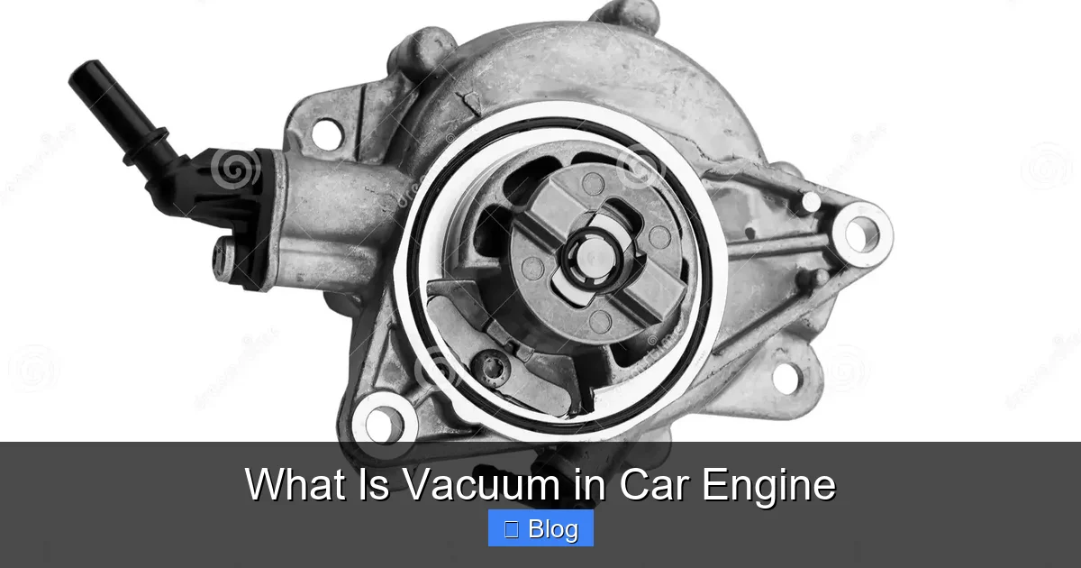 What Is Vacuum in Car Engine