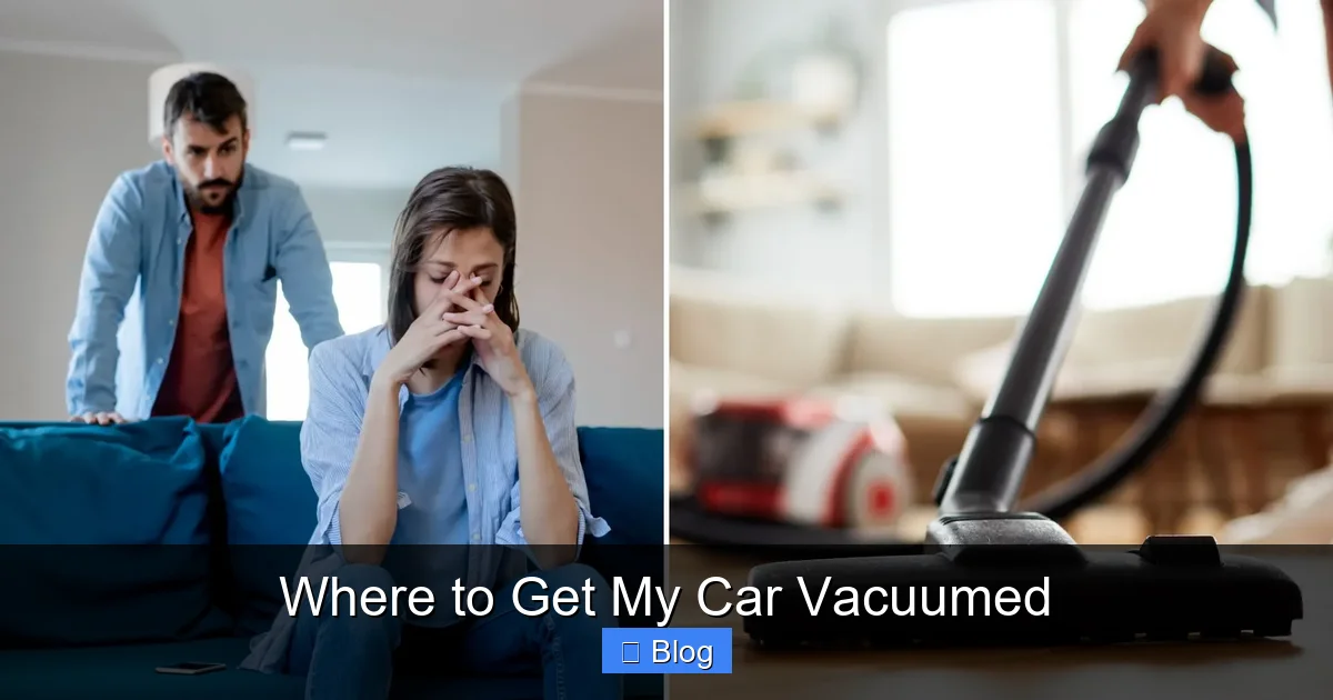 Where to Get My Car Vacuumed