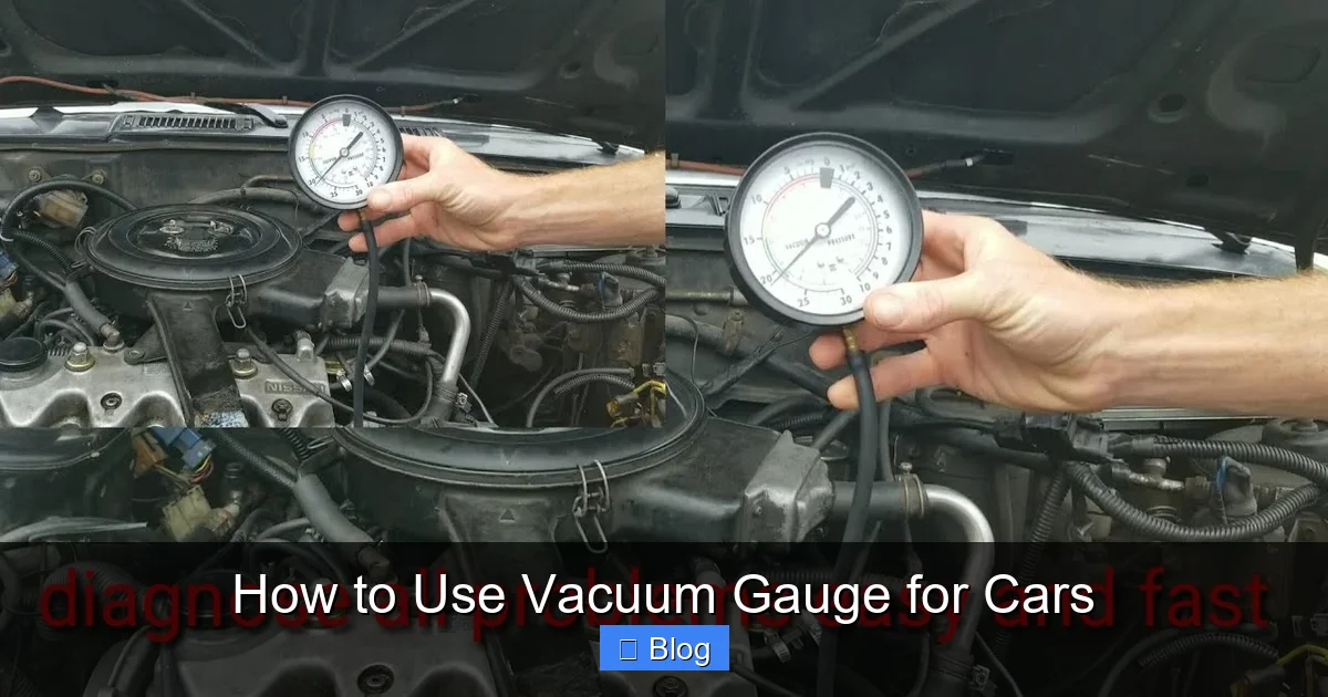 How to Use Vacuum Gauge for Cars
