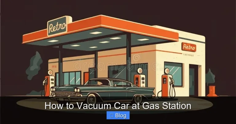 How to Vacuum Car at Gas Station