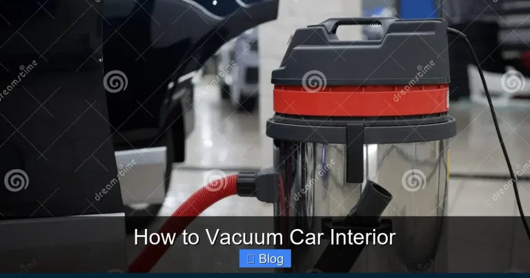 How to Vacuum Car Interior