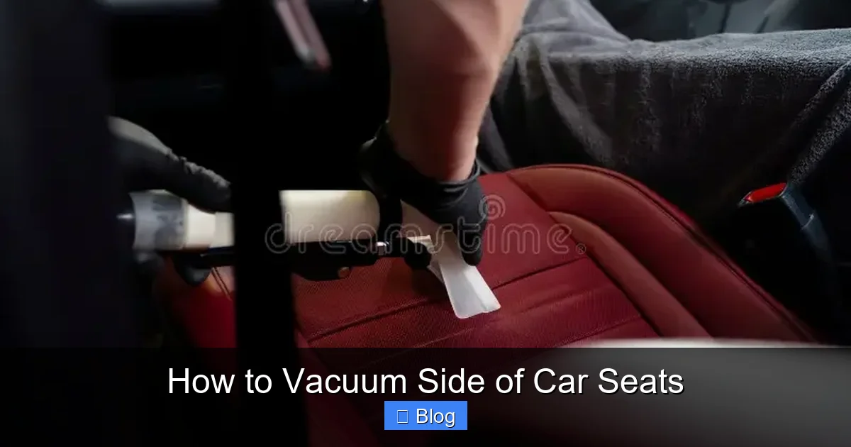 How to Vacuum Side of Car Seats