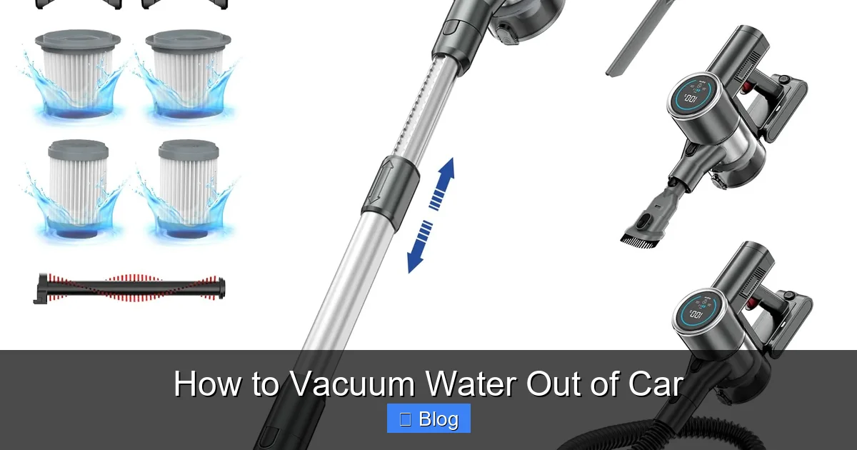 How to Vacuum Water Out of Car