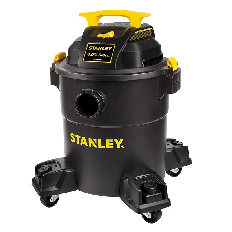 Powerful Stanley SL18116P 6-Gallon Wet/Dry Vacuum with 4 HP Motor in B