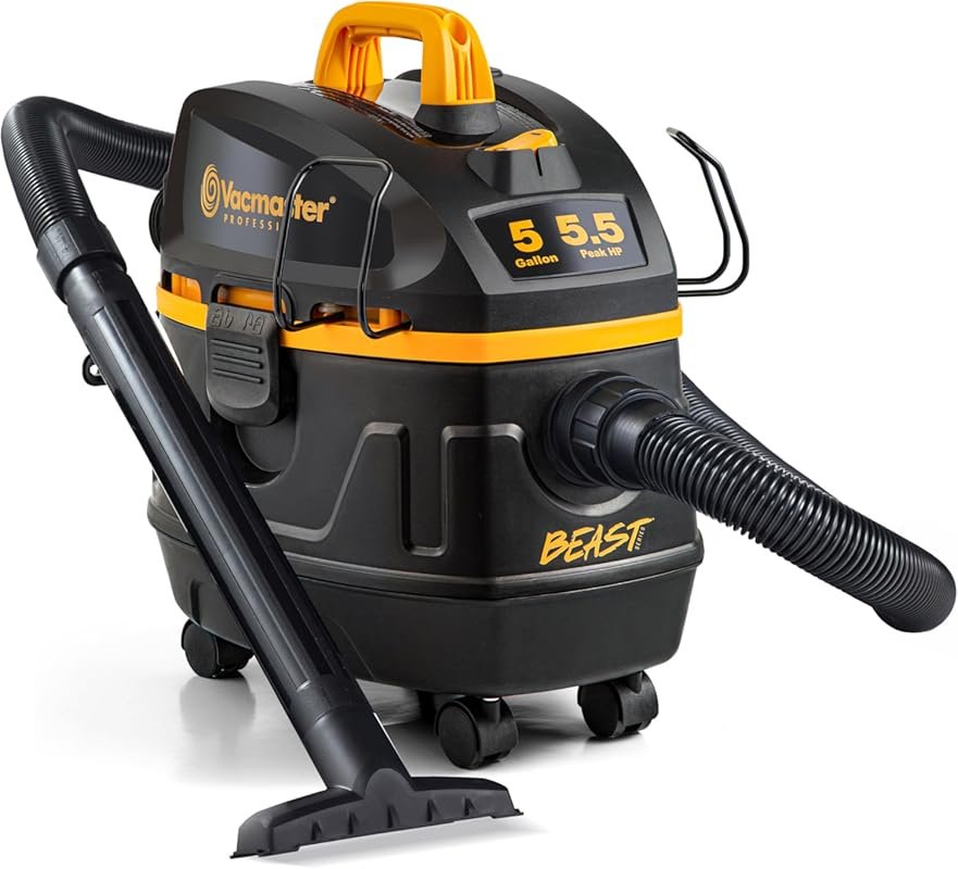 Rugged Vacmaster Beast Series VFB511H 5-Gallon Wet/Dry Vacuum with 5.5