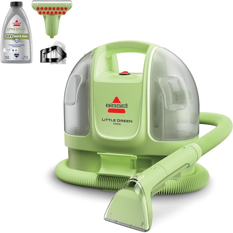 BISSELL Little Green Mini Portable Carpet Upholstery Deep Cleaner with