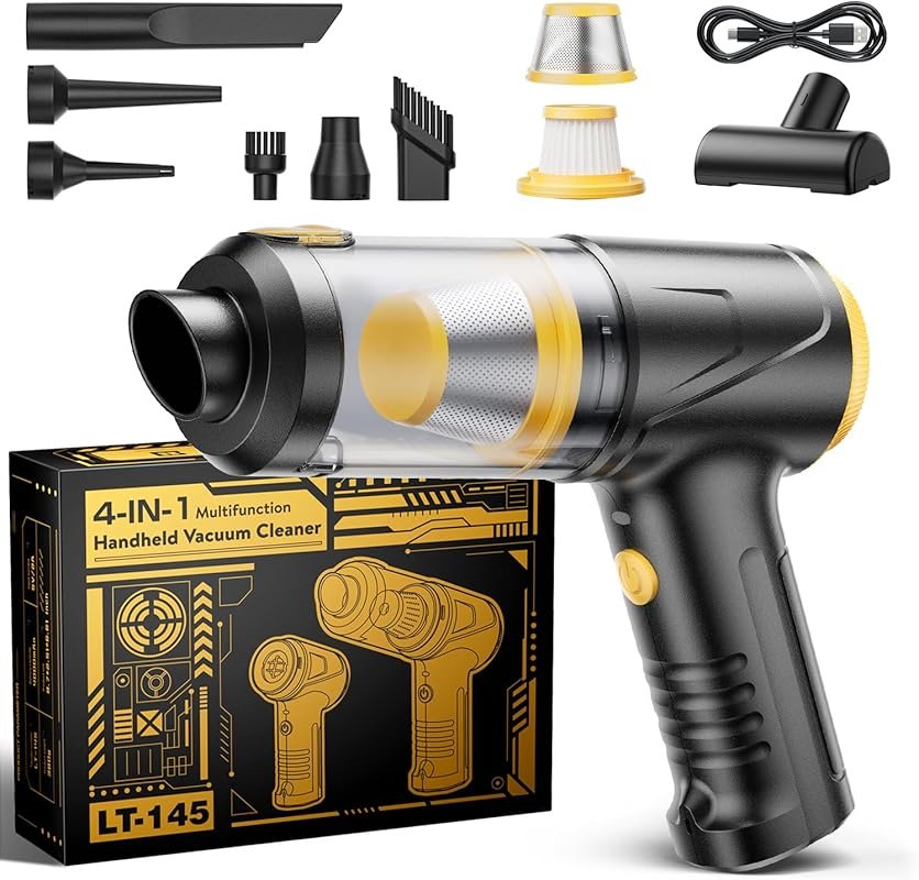 Portable 21000Pa Handheld Vacuum Cleaner Brushless Motor 4-in-1 Mini C