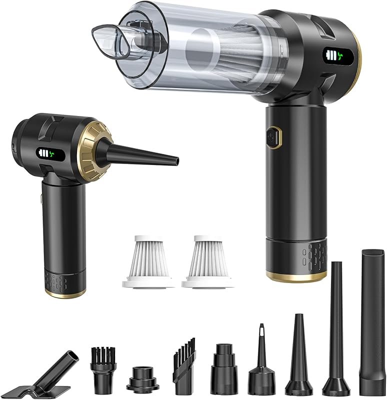 Rechargeable Cordless Handheld Car Vacuum 22000Pa Suction Lightweight 