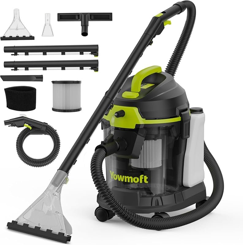 Efficient 4-Gallon Car Detailing Extractor Vacuum with 5.5 Peak HP for