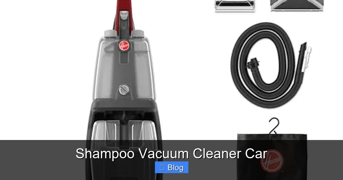 Shampoo Vacuum Cleaner Car