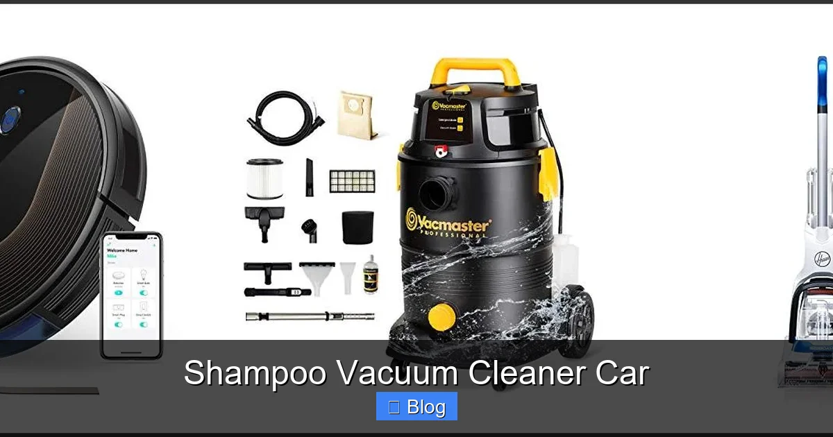 Shampoo Vacuum Cleaner Car