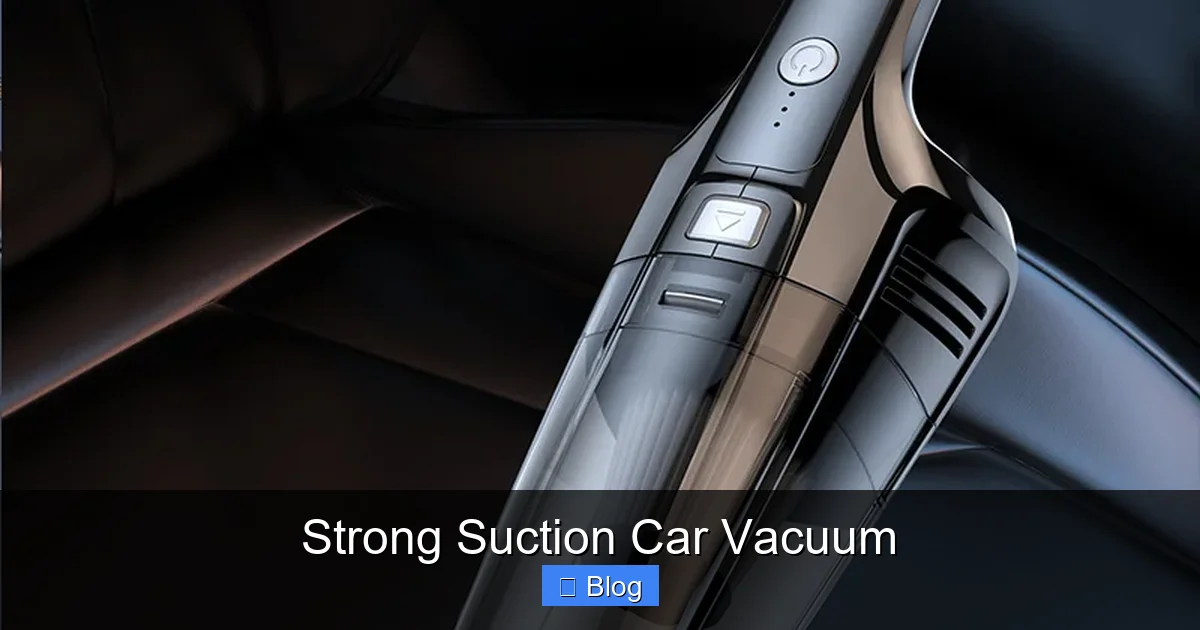 Strong Suction Car Vacuum