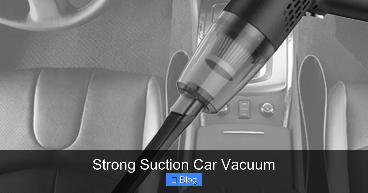 Strong Suction Car Vacuum