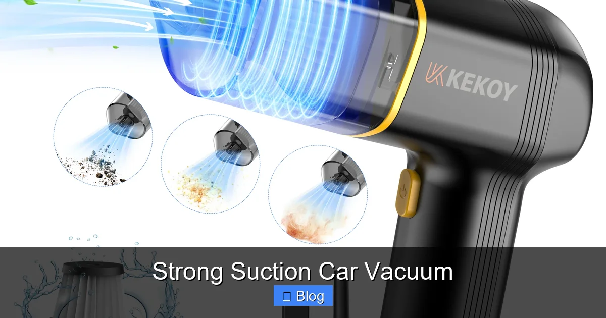 Strong Suction Car Vacuum